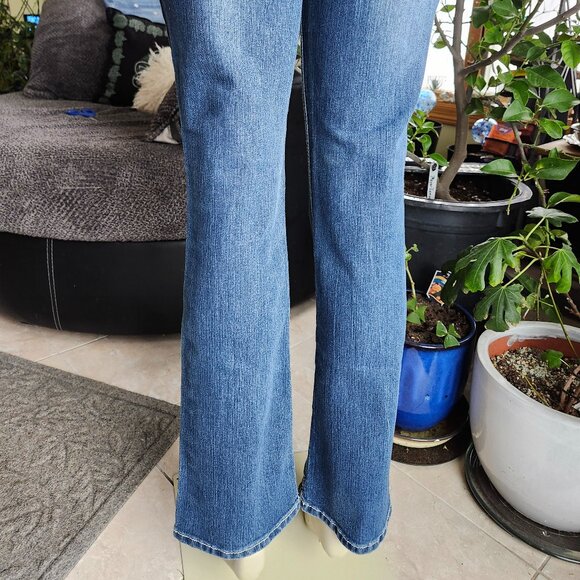 Earl Jeans Slim Boot Cut Embellished Rhinestones Pockets Stretch Size 8 - Picture 4 of 16